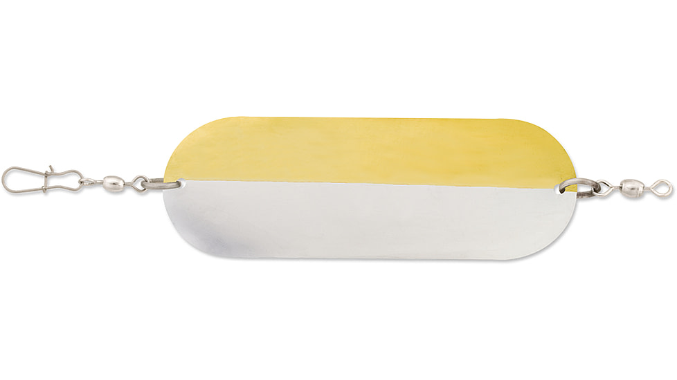 Luhr Jensen 3/0 Jensen Dodger, Brass / Chrome H&amp;H, 5100-030-0301