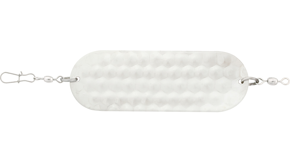 Luhr Jensen 4/0 Jensen Trout &amp; Kokanee Dodger, Hammered Chrome, 5100-040-0014