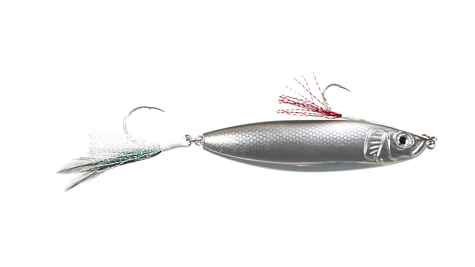 Lunkerhunt Crasher Jig, Silver Side, 5in &amp; 4 oz, CJ204