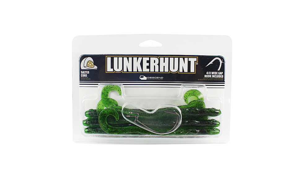 Lunkerhunt Descend Salamander Bait Soft Bait, 6, 5in, Swamp, SLMNDR5