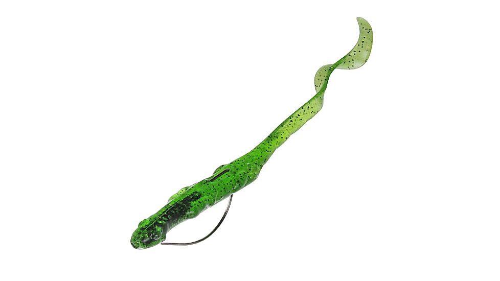 Lunkerhunt Descend Salamander Bait Soft Bait, 6, 5in, Swamp, SLMNDR5