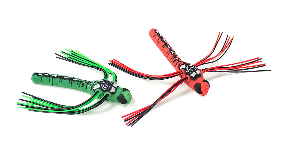 Lunkerhunt Dragonfly Bait Soft Bait, 1, 3in, Cardinal, DRGF02