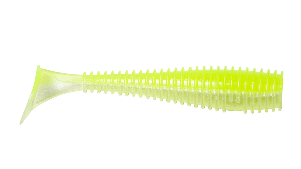 Lunkerhunt Finesse Swimbaits, 8 Pack, 3in, Chartreuse Shad, 8-FS09