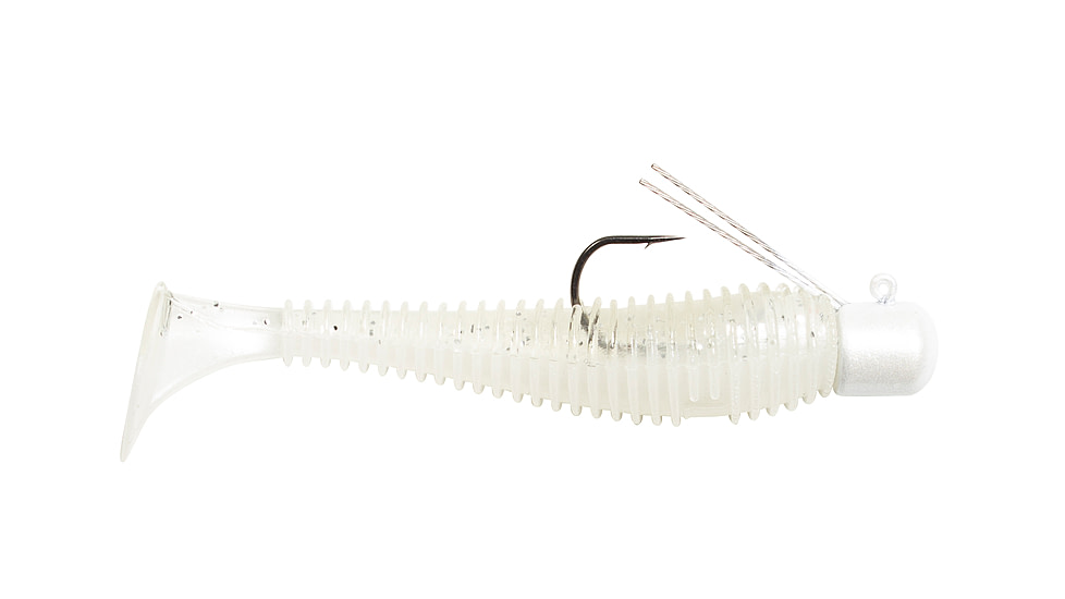 Lunkerhunt Finesse Swimbaits, 1, 3in, White Ice, FS05