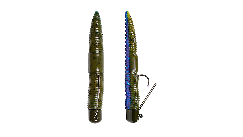 Lunkerhunt Finesse Worm, 1, 3in, Okeechobee Craw, FW05