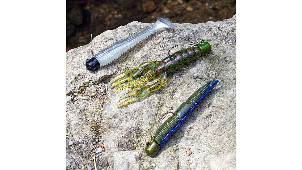 Lunkerhunt Finesse Worm, 1, 3in, Okeechobee Craw, FW05