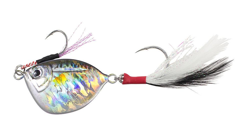 Lunkerhunt Flutter Jig, Flash, 2in &amp; 2.88 oz, FLTJ203