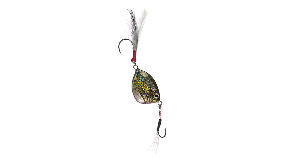 Lunkerhunt Flutter Jig, Flash, 2in &amp; 2.88 oz, FLTJ203
