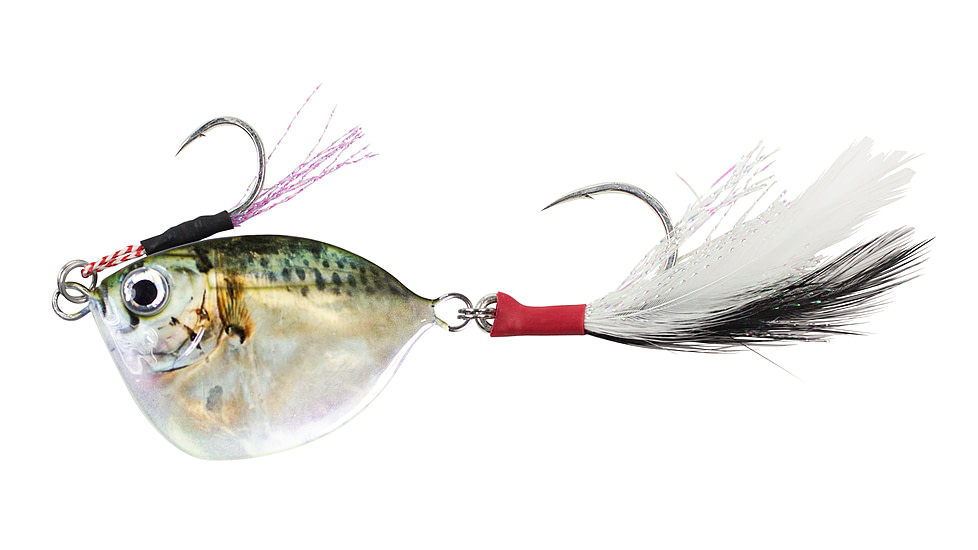 Lunkerhunt Flutter Jig, Fresh Bait, 2in &amp; 2.88 oz, FLTJ206