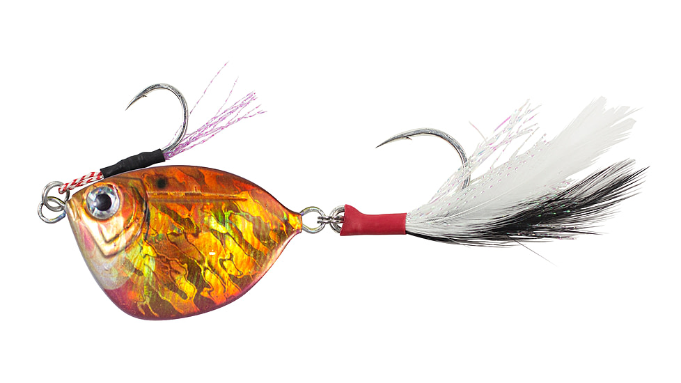 Lunkerhunt Flutter Jig, Honey, 1.75in &amp; 2.13 oz, FLTJ102