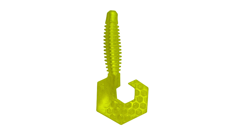 Lunkerhunt Hexa Grub, 8, 3in, Chartreuse Glow, HHXAGRB102
