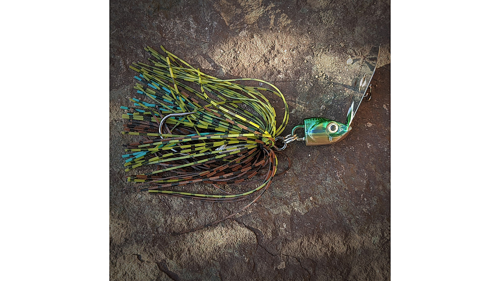 Lunkerhunt Impact Bully Blade Bait, Cabbage, 5/8 oz, IMBLB05