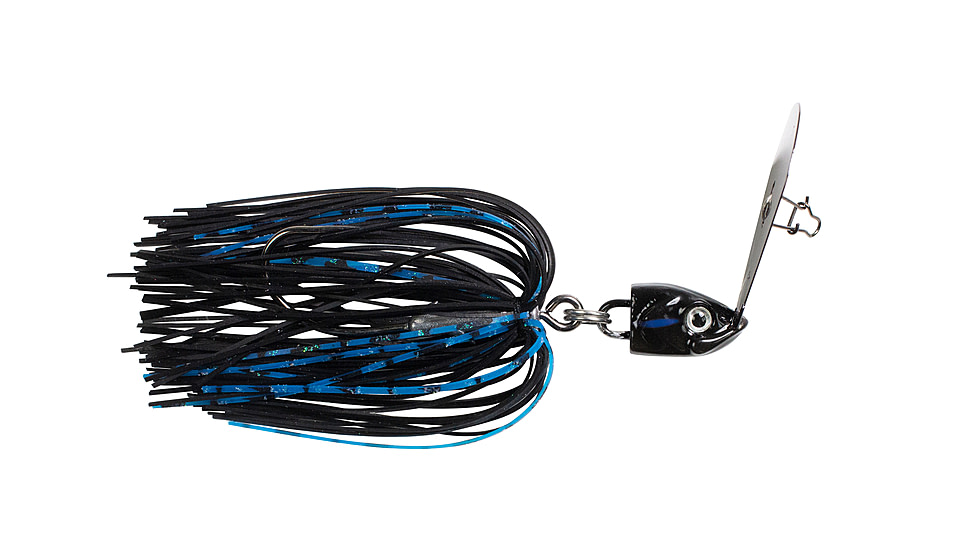 Lunkerhunt Impact Bully Blade Bait, Dark Knight, 5/8 oz, IMBLB06