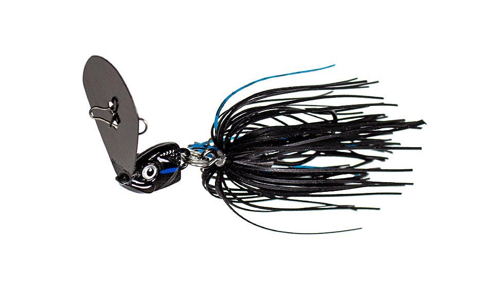 Lunkerhunt Impact Bully Blade Bait, Dark Knight, 5/8 oz, IMBLB06