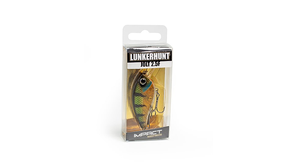 Lunkerhunt Impact Jolt 2.5F Bait, Green Back, 2.25in &amp; 1/3 oz, IMFSQ04
