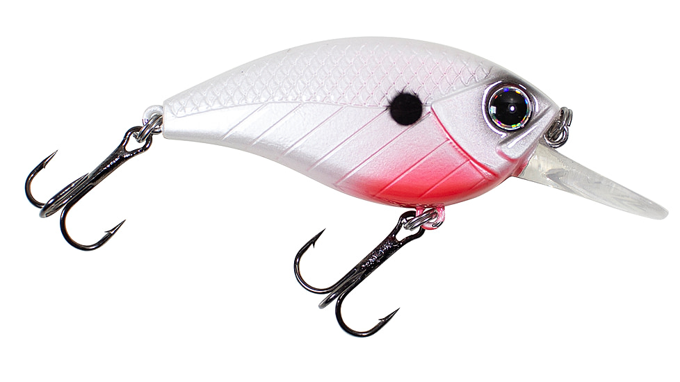 Lunkerhunt Impact Jolt 8F Deep Diving Crankbait, Bone White, 2.25in &amp; 3/8 oz, IJOLT05