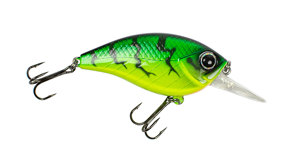 Lunkerhunt Impact Jolt 8F Deep Diving Crankbait, Turbo Shiner, 2.25in &amp; 3/8 oz, IJOLT07