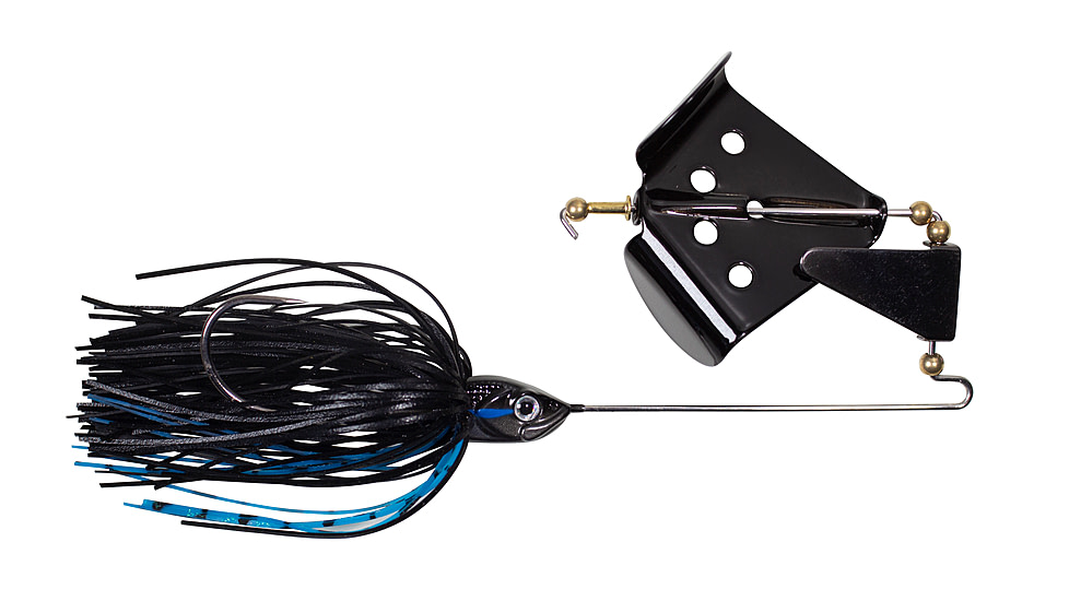 Lunkerhunt Impact Turbine Bait, Dark Knight, 3/8 oz, ITURB106