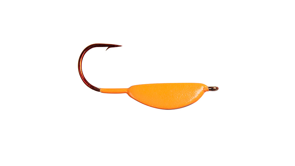 Lunkerhunt Lead Teary Jig, Fluorescent Orange Glow, 1/8 oz, TJ06