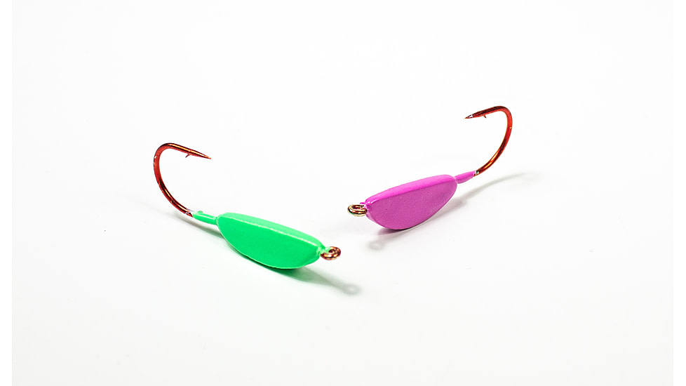 Lunkerhunt Lead Teary Jig, Fluorescent Pink Glow, 1/8 oz, TJ05