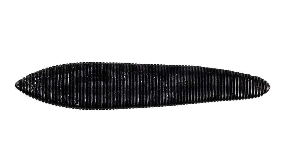 Lunkerhunt Leech Bait Soft Bait, 10, 3in, Black, LEECH301