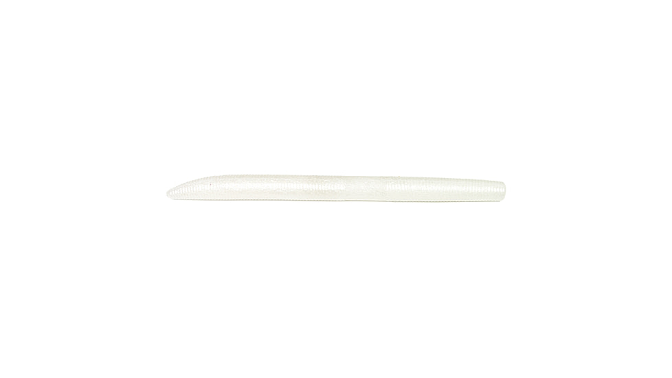 Lunkerhunt  Lunker Sticks Bait Soft Bait, 10, 5in, Pearl Sparkle, LHPSTS5037