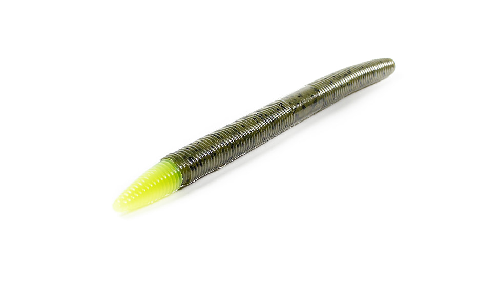 Lunkerhunt  Lunker Sticks Bait Soft Bait, 10, 5in, Pumpkin Nitro Tip, LHPSTS5050