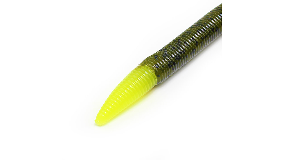 Lunkerhunt  Lunker Sticks Bait Soft Bait, 10, 5in, Pumpkin Nitro Tip, LHPSTS5050
