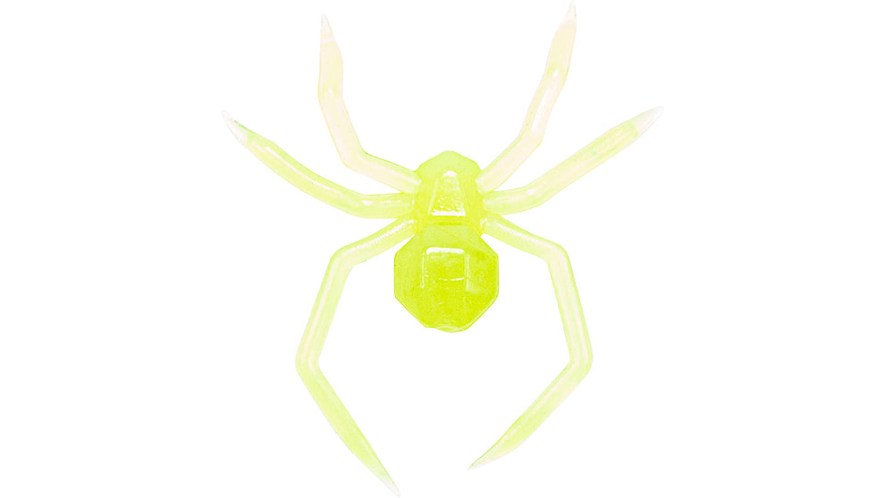 Lunkerhunt Micro Strider Soft Bait, 10, 1in, Chartreuse Glow, HMSTRD102