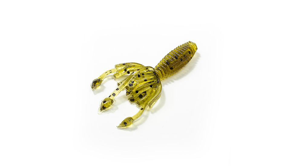 Lunkerhunt Micro Typhon Bait Tube, 10, 1.5in, Green Pumpkin, MSBTUBE01