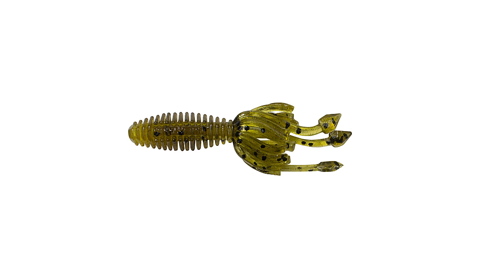 Lunkerhunt Micro Typhon Bait Tube, 10, 1.5in, Green Pumpkin, MSBTUBE01