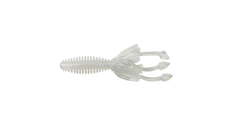 Lunkerhunt Micro Typhon Bait Tube, 10, 1.5in, Pearl White, MSBTUBE06