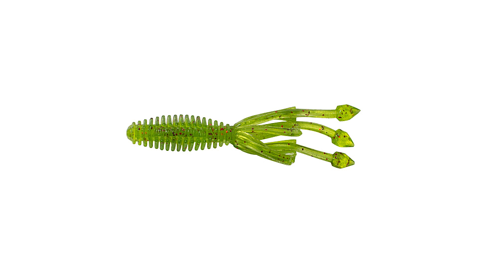 Lunkerhunt Micro Typhon Bait Tube, 10, 1.5in, Watermelon Red Fleck, MSBTUBE03