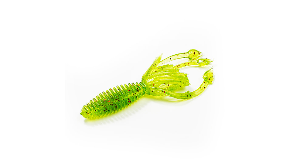 Lunkerhunt Micro Typhon Bait Tube, 10, 1.5in, Watermelon Red Fleck, MSBTUBE03