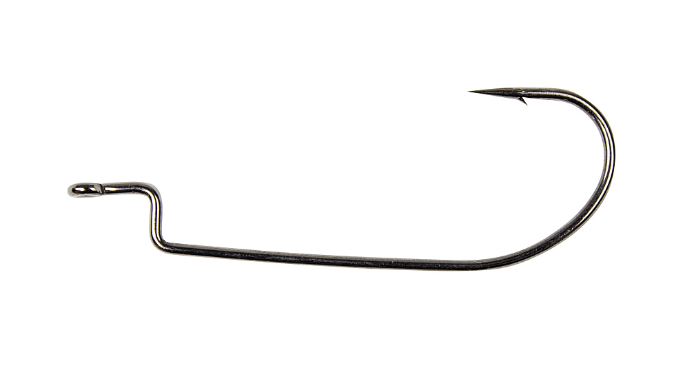 Lunkerhunt Offset Worm Hook, 5/0, 5/0 Hook Size, TOSH03