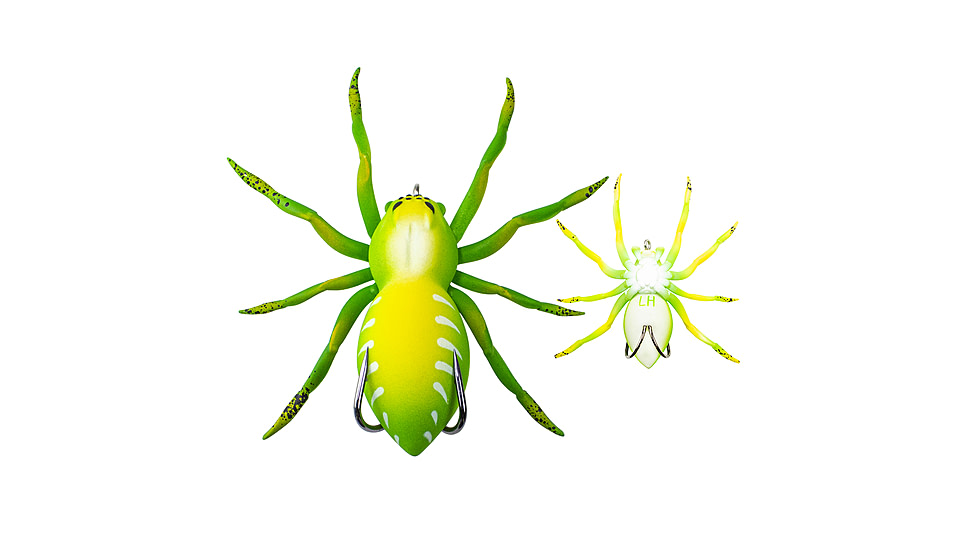 Lunkerhunt Phantom Spider Bait Topwater, 1, 2.25in, Leaf, LSPIDER03