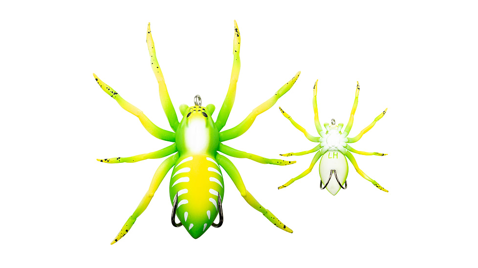 Lunkerhunt Phantom Spider Bait Topwater, 1, 2in, Leaf, SPIDER03