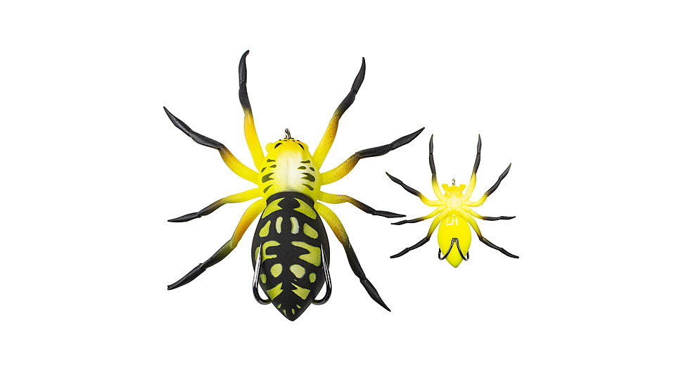 Lunkerhunt Phantom Spider Bait Topwater, 1, 2.25in, Poison, LSPIDER04