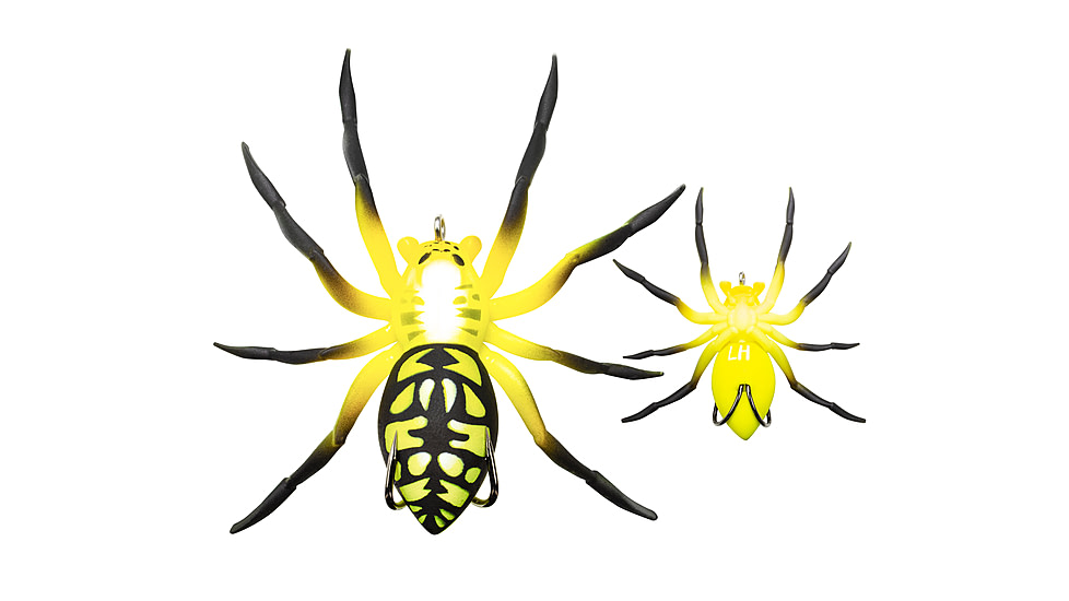 Lunkerhunt Phantom Spider Bait Topwater, 1, 2in, Poison, SPIDER04