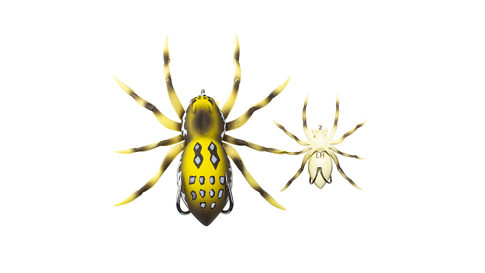 Lunkerhunt Phantom Spider Bait Topwater, 1, 2.25in, Six Spot, LSPIDER01