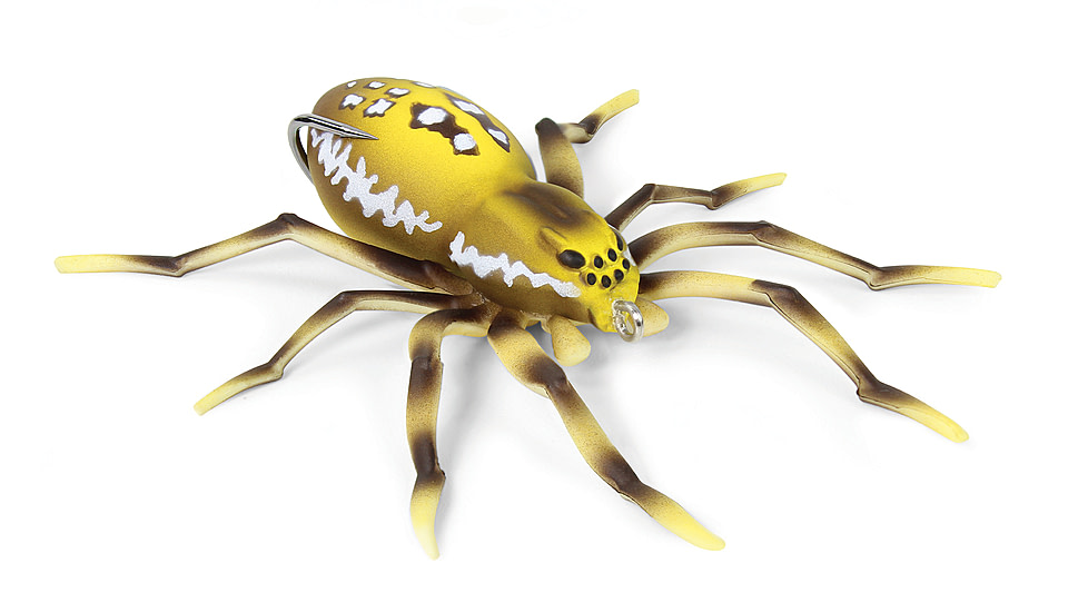 Lunkerhunt Phantom Spider Bait Topwater, 1, 2in, Six Spot, SPIDER01