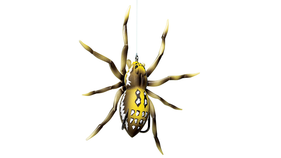Lunkerhunt Phantom Spider Bait Topwater, 1, 2in, Six Spot, SPIDER01