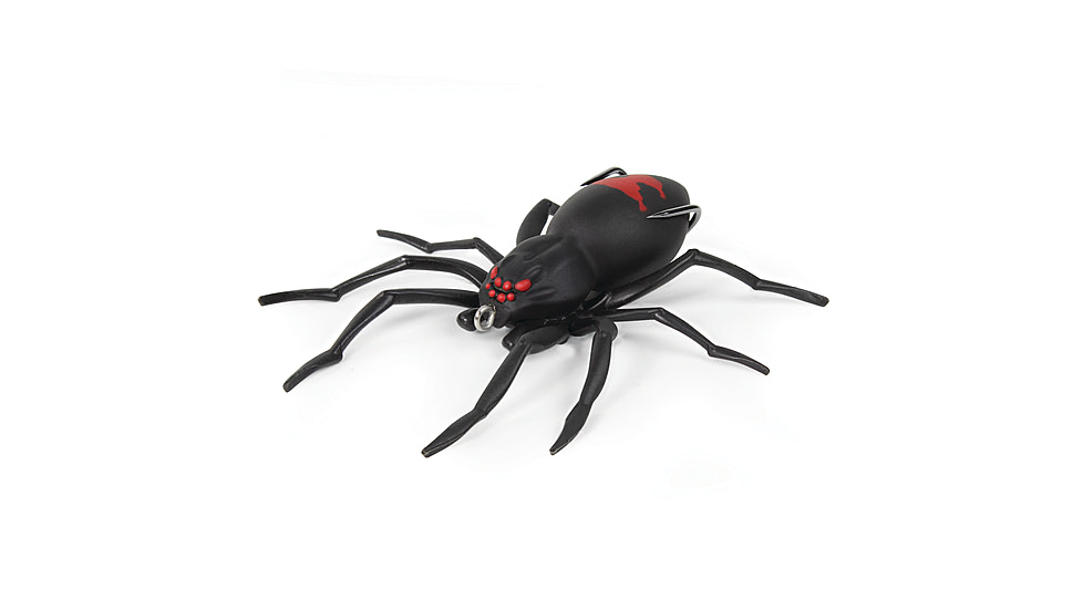 Lunkerhunt Phantom Spider Bait Topwater, 1, 2in, Widow Maker, SPIDER05