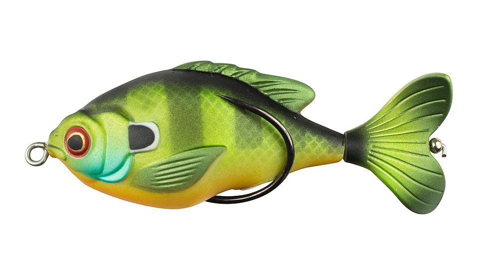 Lunkerhunt Prop Fish Sun Bait Soft Bait, 1, 3.5in, Blue Gill, SUNPRF01