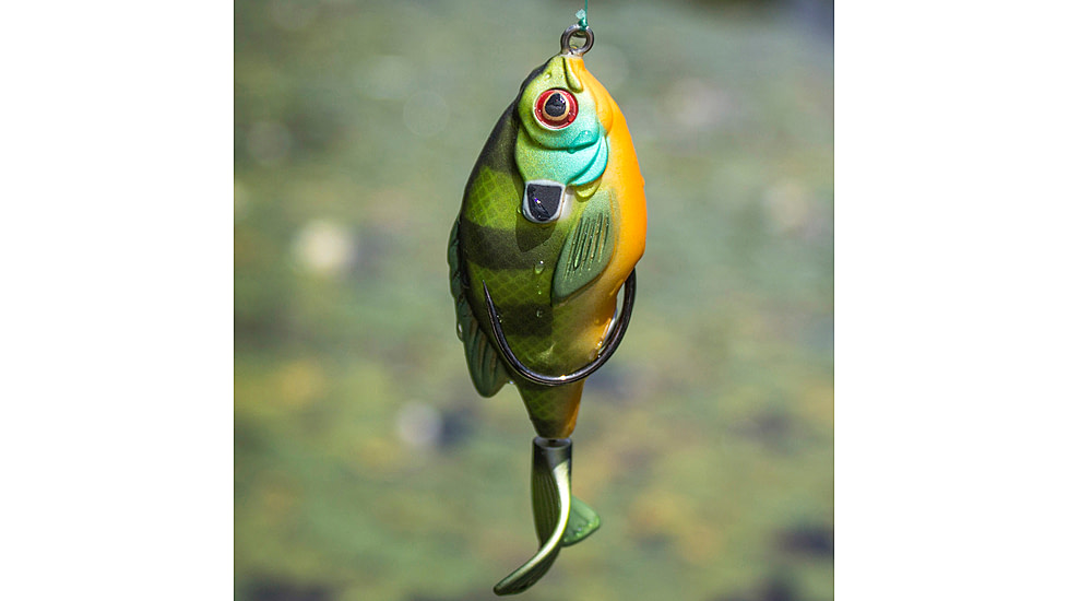 Lunkerhunt Prop Fish Sun Bait Soft Bait, 1, 3.5in, Blue Gill, SUNPRF01