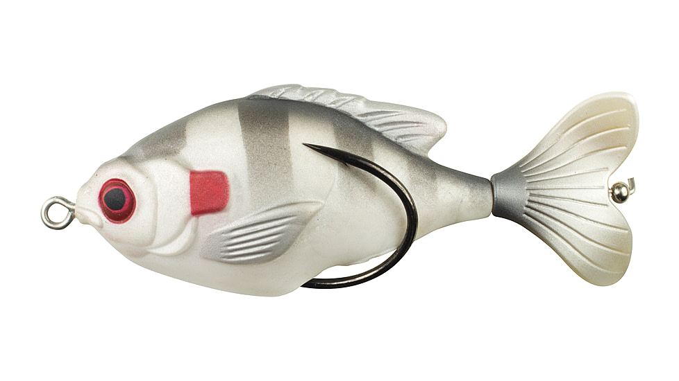 Lunkerhunt Prop Fish Sun Bait Soft Bait, 1, 3.5in, Ghost, SUNPRF05