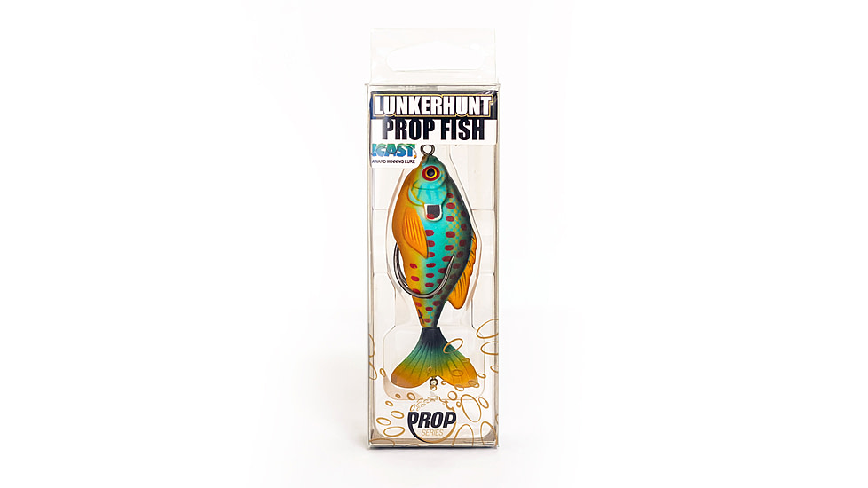 Lunkerhunt Prop Fish Sun Bait Soft Bait, 1, 3.5in, Pumpkin Seed, SUNPRF03