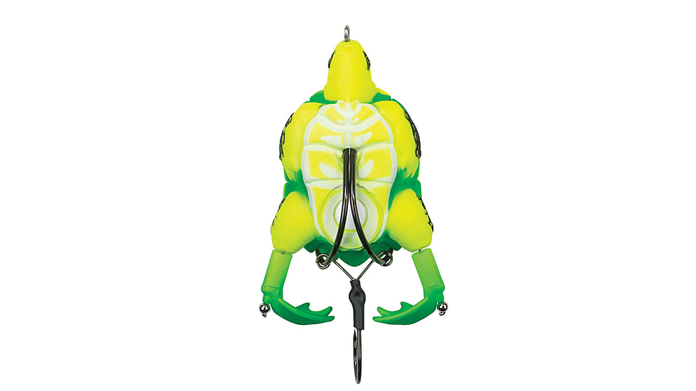 Lunkerhunt Prop Turtle Bait, Neon, 3.5in &amp; 3/4 oz, TURTLE03