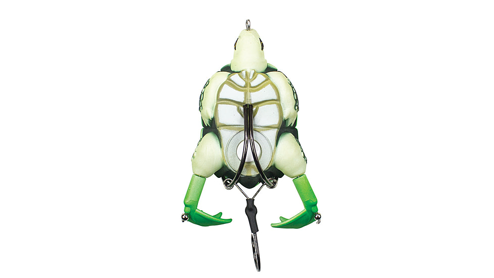 Lunkerhunt Prop Turtle Bait, Shamrock, 3.5in &amp; 3/4 oz, TURTLE01