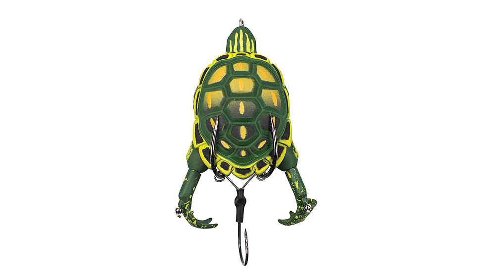 Lunkerhunt Prop Turtle Bait, Swamp, 3.5in &amp; 3/4 oz, TURTLE04